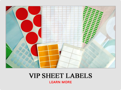 VIP Sheet Labels